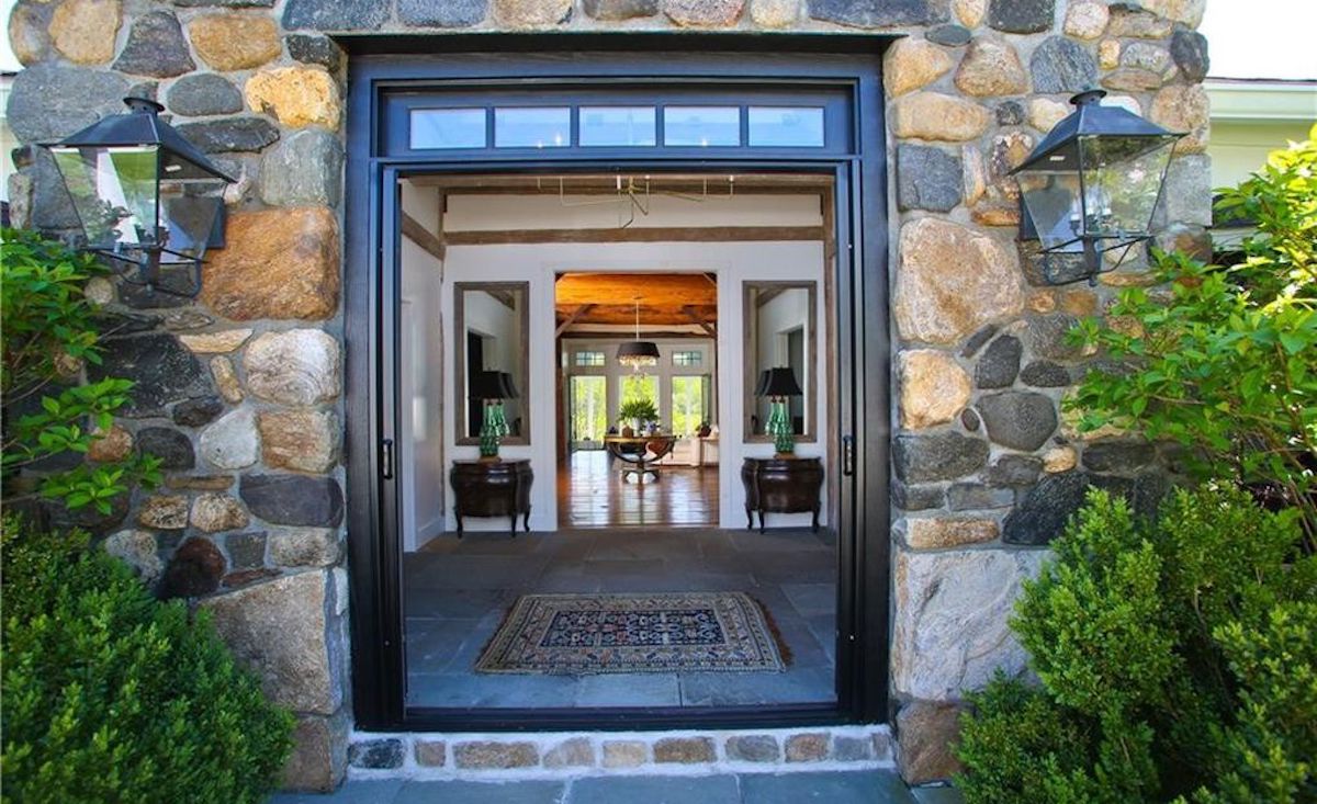 Stone entrance Stone entrance