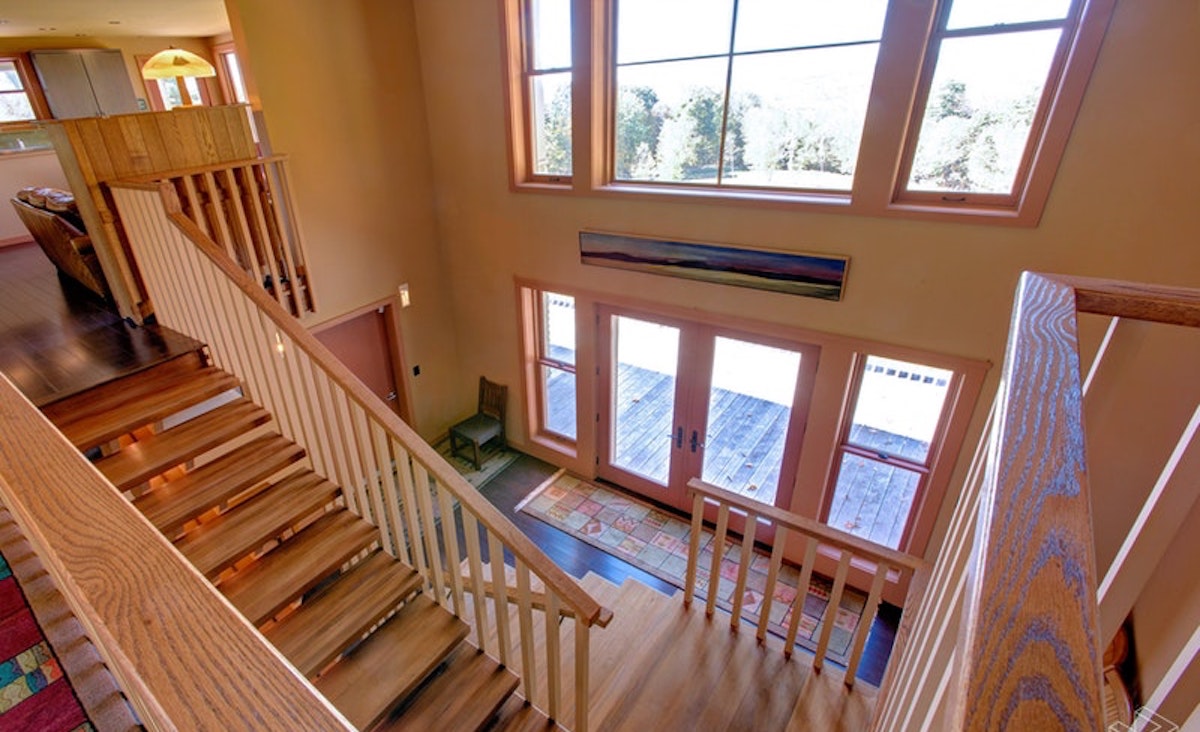 Stairway to second floor Stairway to second floor