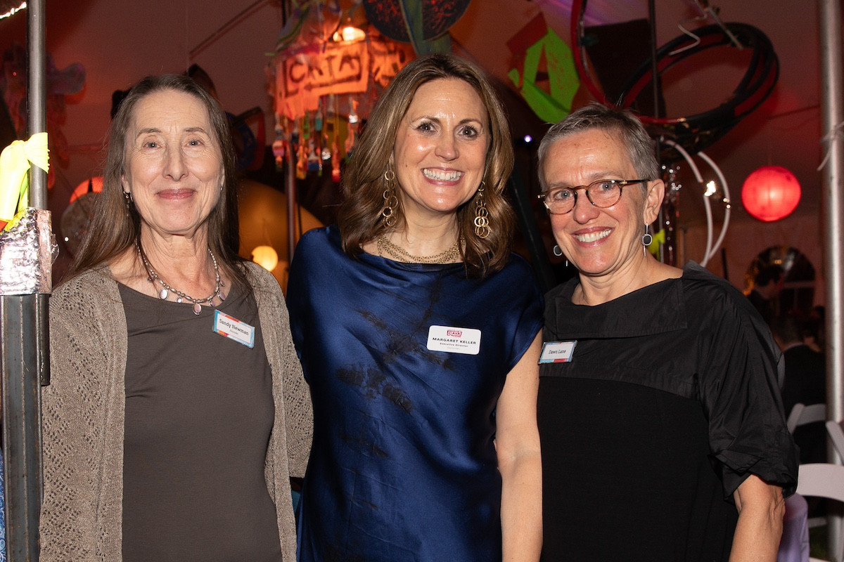 Sandy Newman (CATA founder), Margaret Keller (CATA Executive Director), and Dawn Lane (former CATA Artistic Director). All photos by Christina Lane Sandy Newman (CATA founder), Margaret Keller (CATA Executive Director), and Dawn Lane (former CATA Artistic Director). All photos by Christina Lane