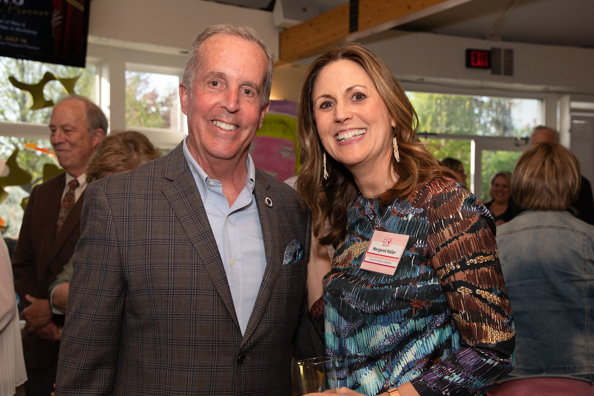 State Representative Smitty Pignatelli with CATA Executive Director Margaret Keller. Photos: Christina Lane