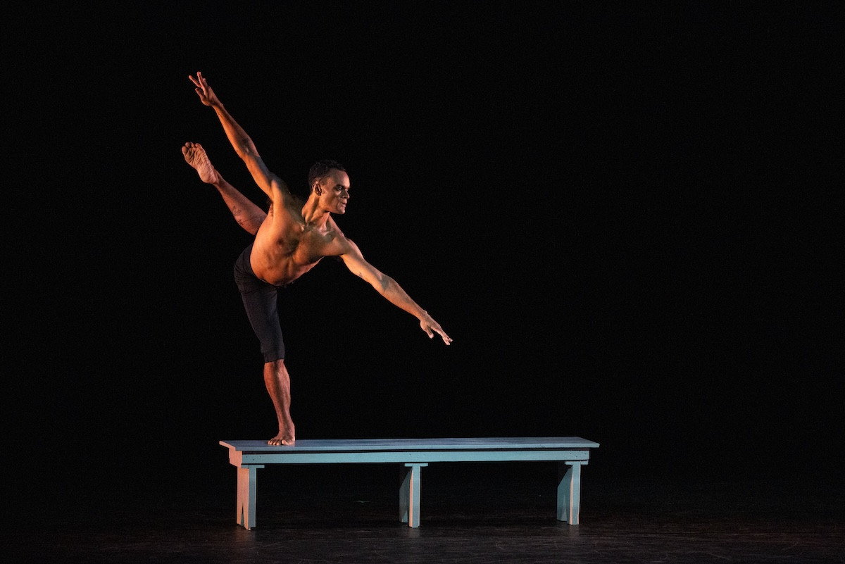 Taylor Stanley in "Mourner&#39;s Bench" at Jacob&#39;s Pillow Seasoning Opening Gala 2025. Jamie Kraus photo.