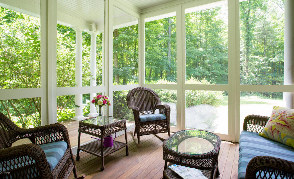 Screened porch