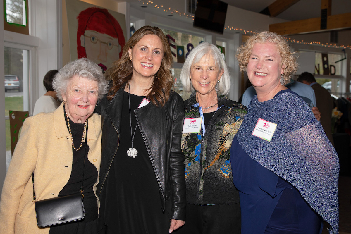 Jane Peth,&nbsp;CATA supporter;&nbsp;Margaret Keller; Joan Hunter, supporter; and Heather Wells Heim,&nbsp;CATA Board president