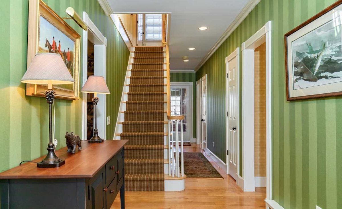 Staircase to second floor Staircase to second floor