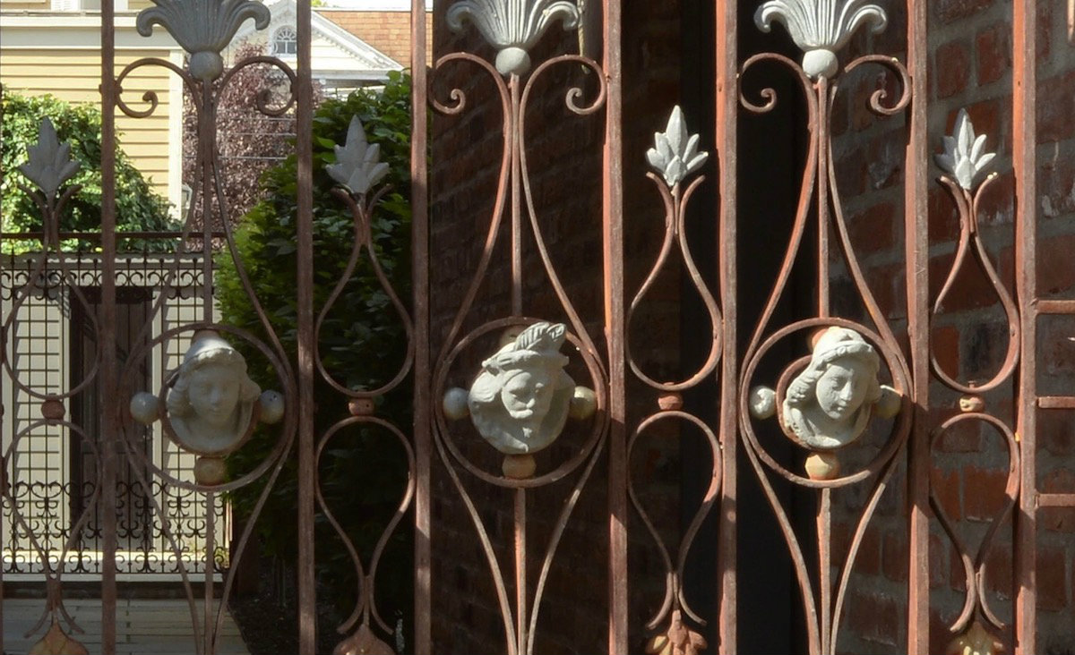 Gate detail. Photo: Cliff Goldthwaite