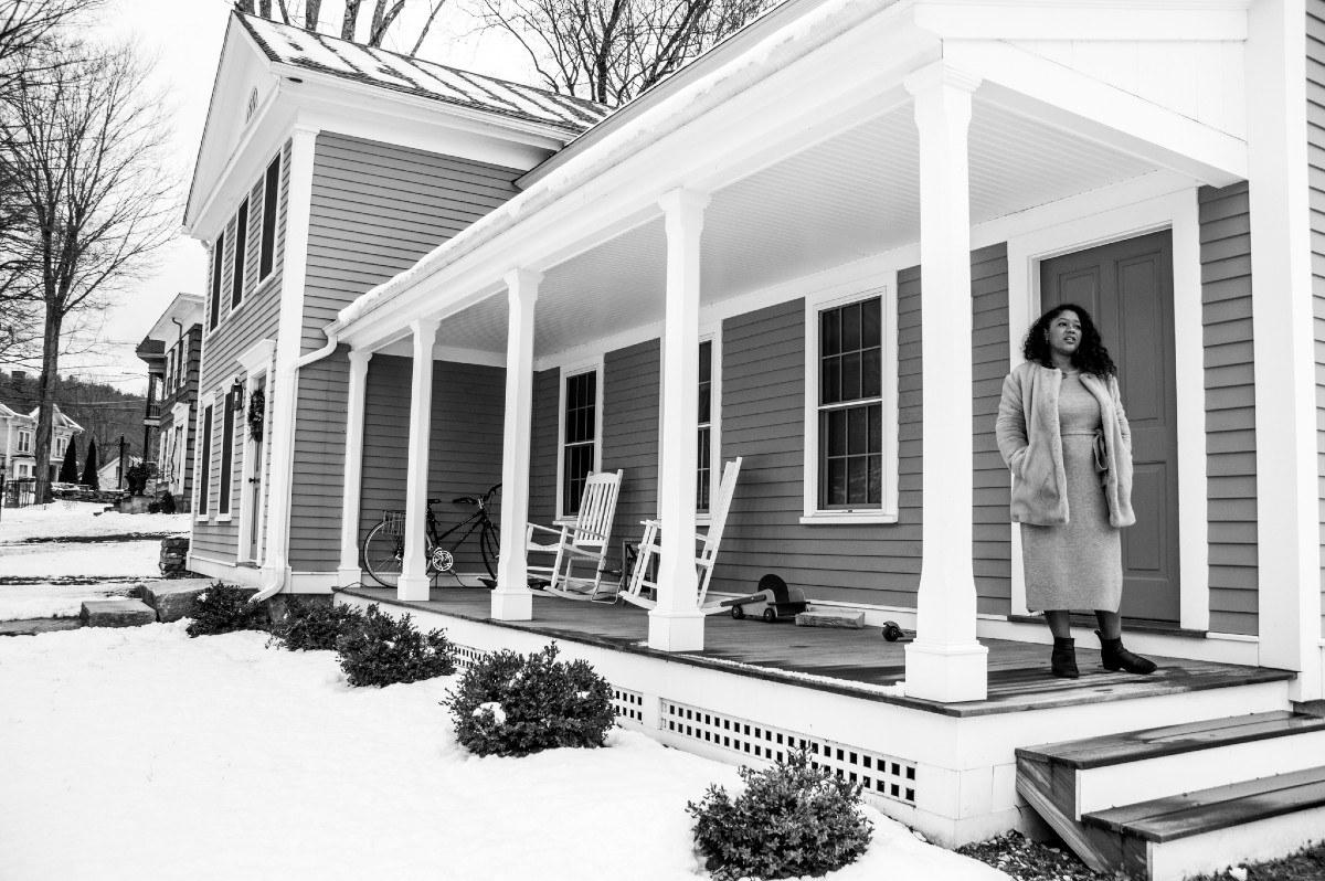 Interviewee Abigail Horace, Falls Village resident. Photo: Rebecca Bloomfield