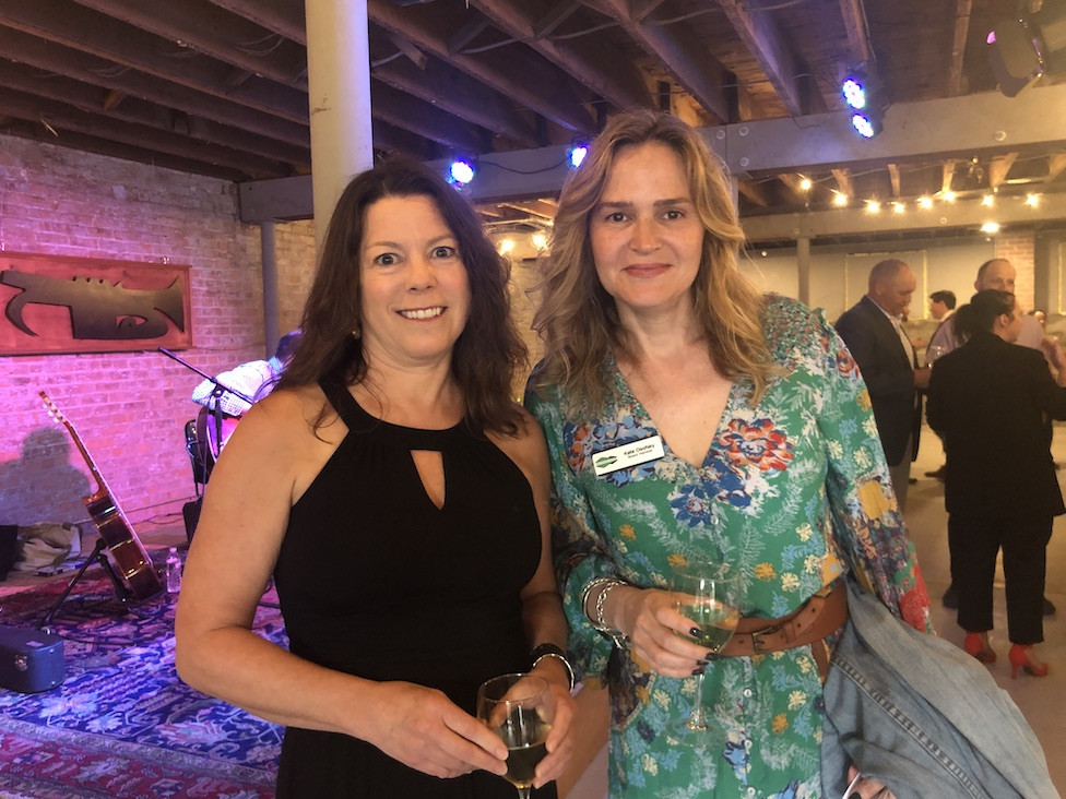 Christi Acker and Kate Osofsky, a board member Christi Acker and Kate Osofsky, a board member