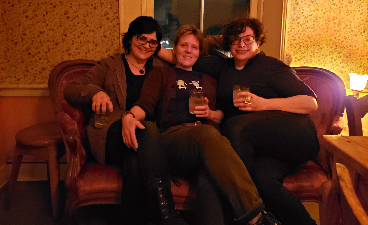 Angela Cardinali, Lucy Pavalock and Sandra Thomas