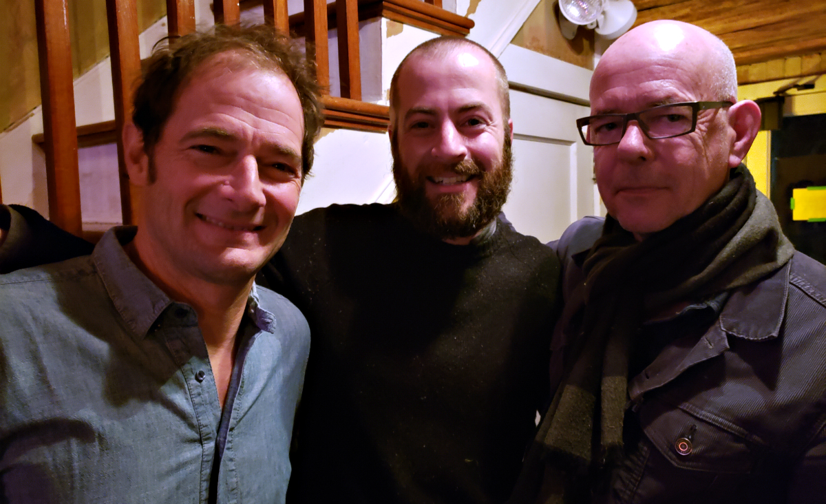 Tourists co-owners John Stirratt and Ben Svenson with Karl Mullen