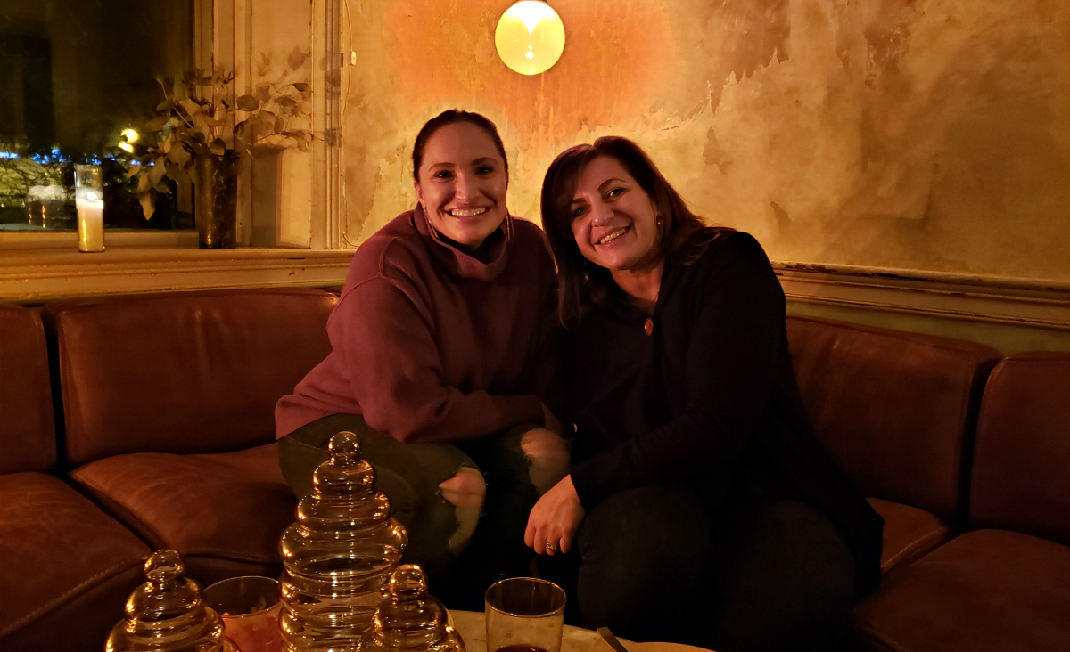 Lindsay Stratton and Rebecca Gold Cellana