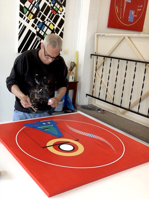 Alex Kamaroff at work - Glendale Brook Studio