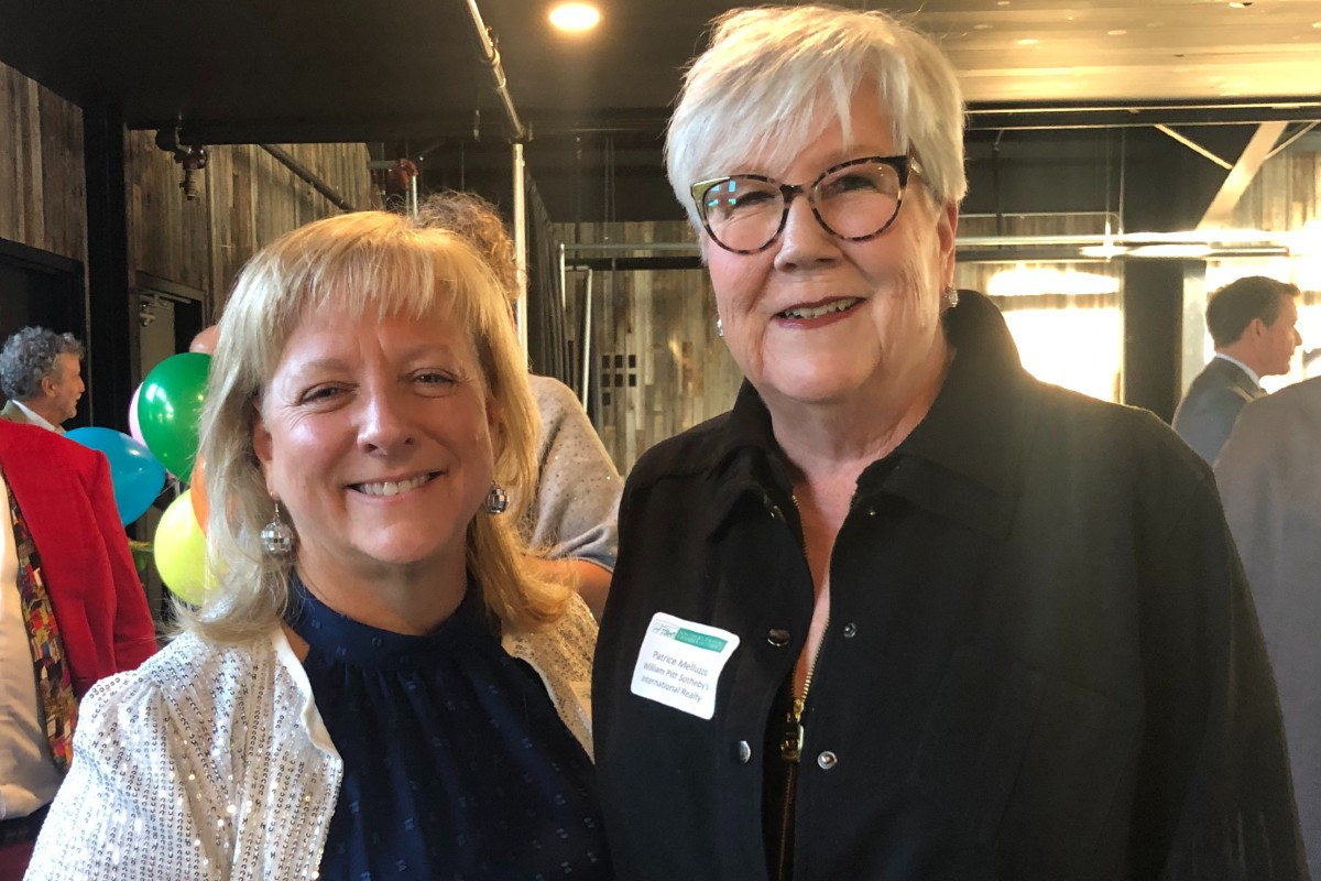 Besty Andrus, executive director of Southern Berkshire Chamber of Commerce and Pat Melluzzo of William Pitt Sotheby's International Realty Besty Andrus, executive director of Southern Berkshire Chamber of Commerce and Pat Melluzzo of William Pitt Sotheby's International Realty