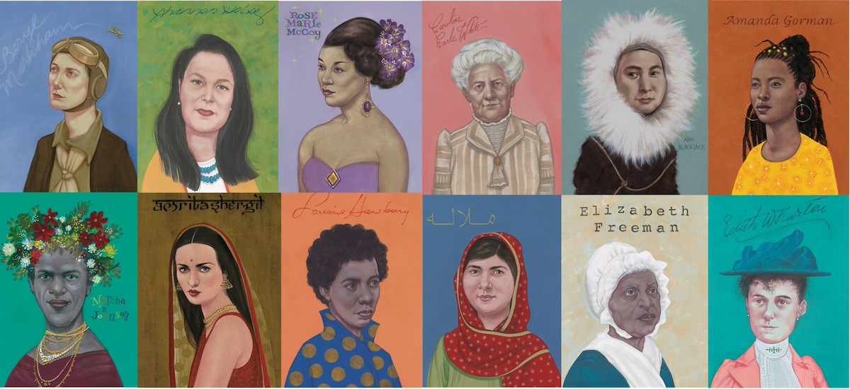 "Original Sisters" portrait collage.&nbsp;&copy; Anita Kunz. All rights reserved.