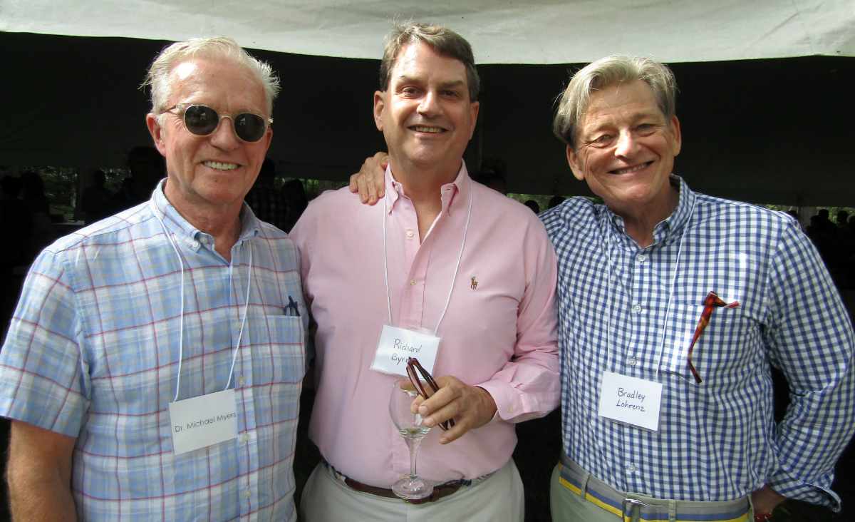 Dr. Michael Myers, Richard Byrne and Bradley Lohrenz