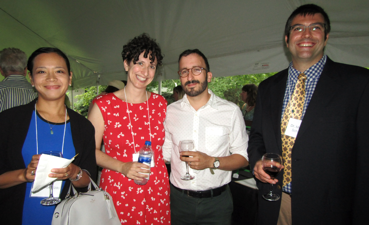 Dr. Tomoko Udo, Abby Horowitz, board member Dr. Eli Rosenberg and Dr. Morgan Schaller