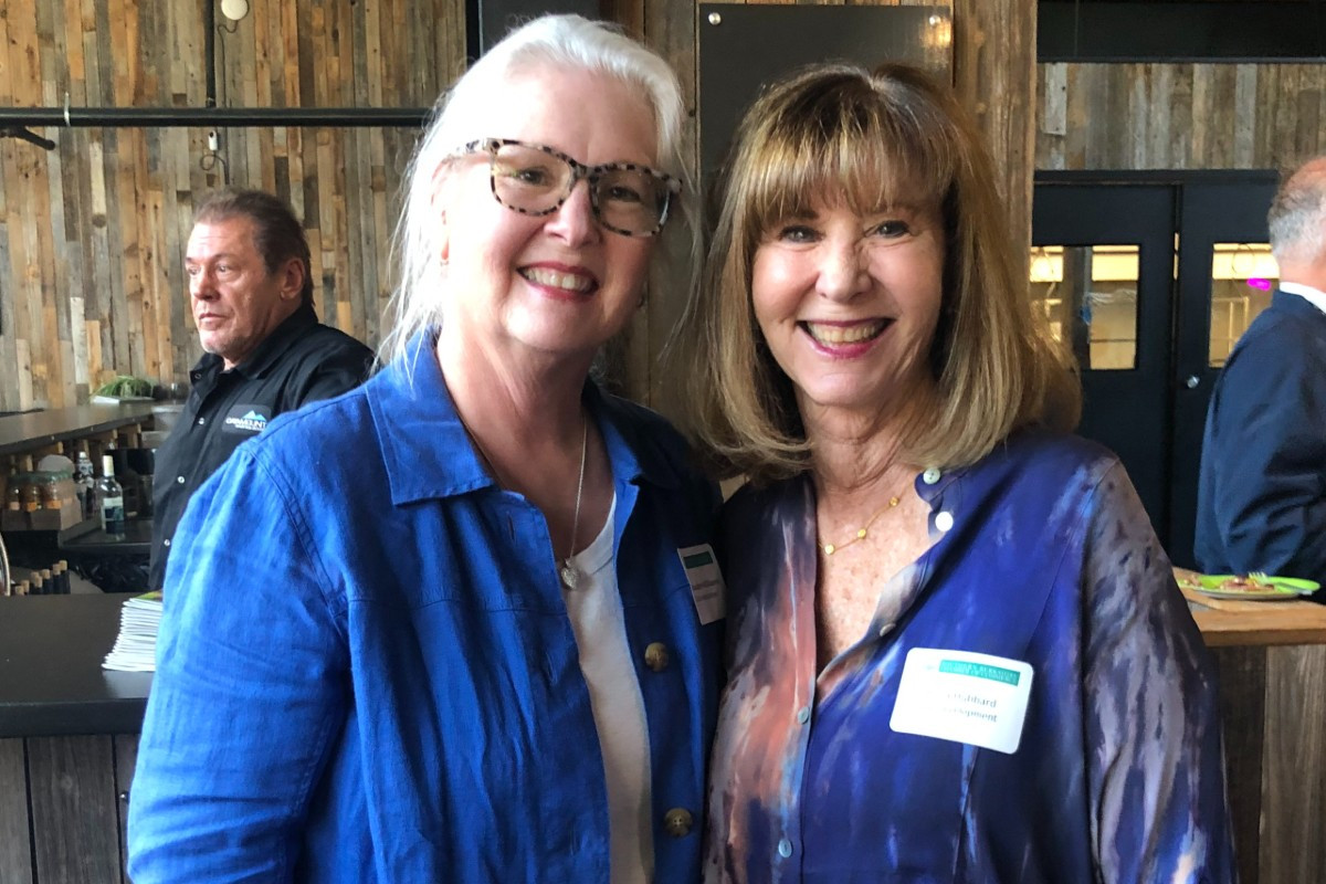 Jean Atwater-Williams of BizTech Associates and Patricia Hubbard, a board member of Volunteers in Medicine Berkshires Jean Atwater-Williams of BizTech Associates and Patricia Hubbard, a board member of Volunteers in Medicine Berkshires