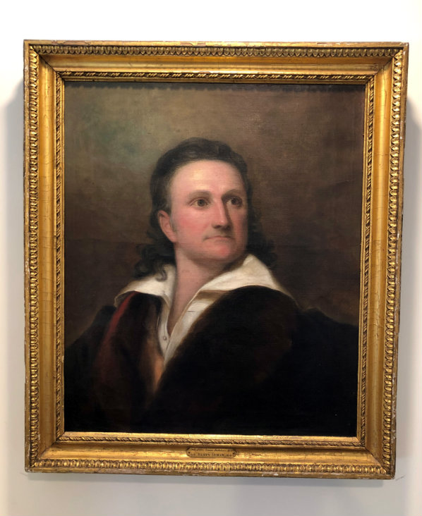 John James Audubon after Henry Inman, 1830s, oil on canvas. On loan from William Reese Company, New Haven. John James Audubon after Henry Inman, 1830s, oil on canvas. On loan from William Reese Company, New Haven.