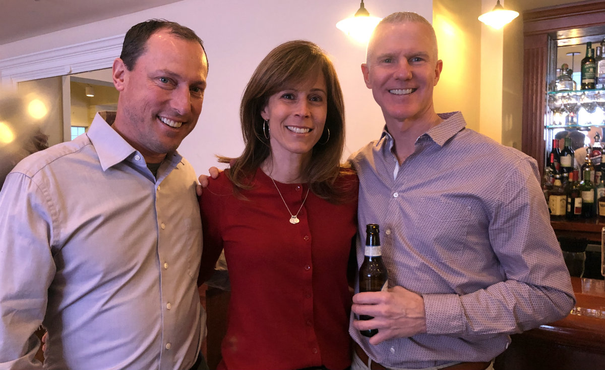 Anthony Gamberoni, Patrice Gamberoni and Glenn Sime