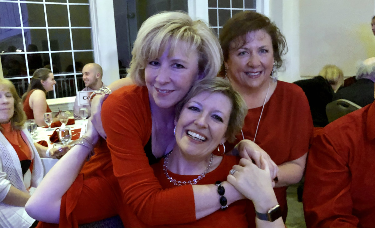 The Tatro sisters: Marcie Simonds, Mickie Audette and Melissa Brites