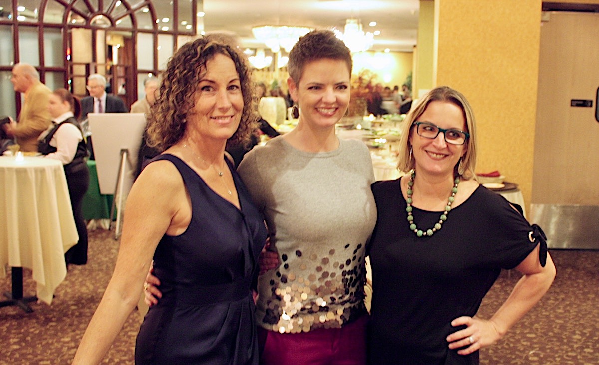 Hope on a Mission: HOAM founder Cara Mia Bacchiochi, Unshattered&nbsp;founder Kelly Lyndgaard&nbsp;and photographer Melissa Surprise. HOAM provides physical and emotional support for homeless women in Poughkeepsie&nbsp;and Unshattered provides employment&nbsp;to women winning their fight against addiction, making handbags out of repurposed and donated materials, while returning 100 percent&nbsp;of its net profit to the&nbsp;Hoving Home.