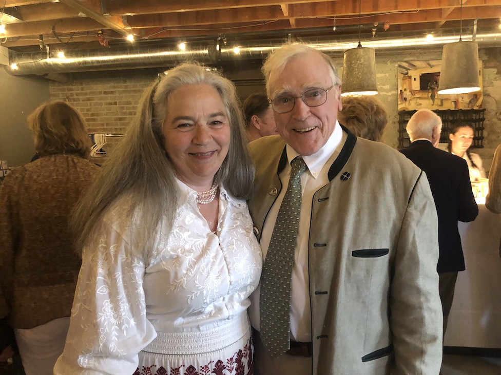 The guests of honor: Irene and Jack Banning The guests of honor: Irene and Jack Banning