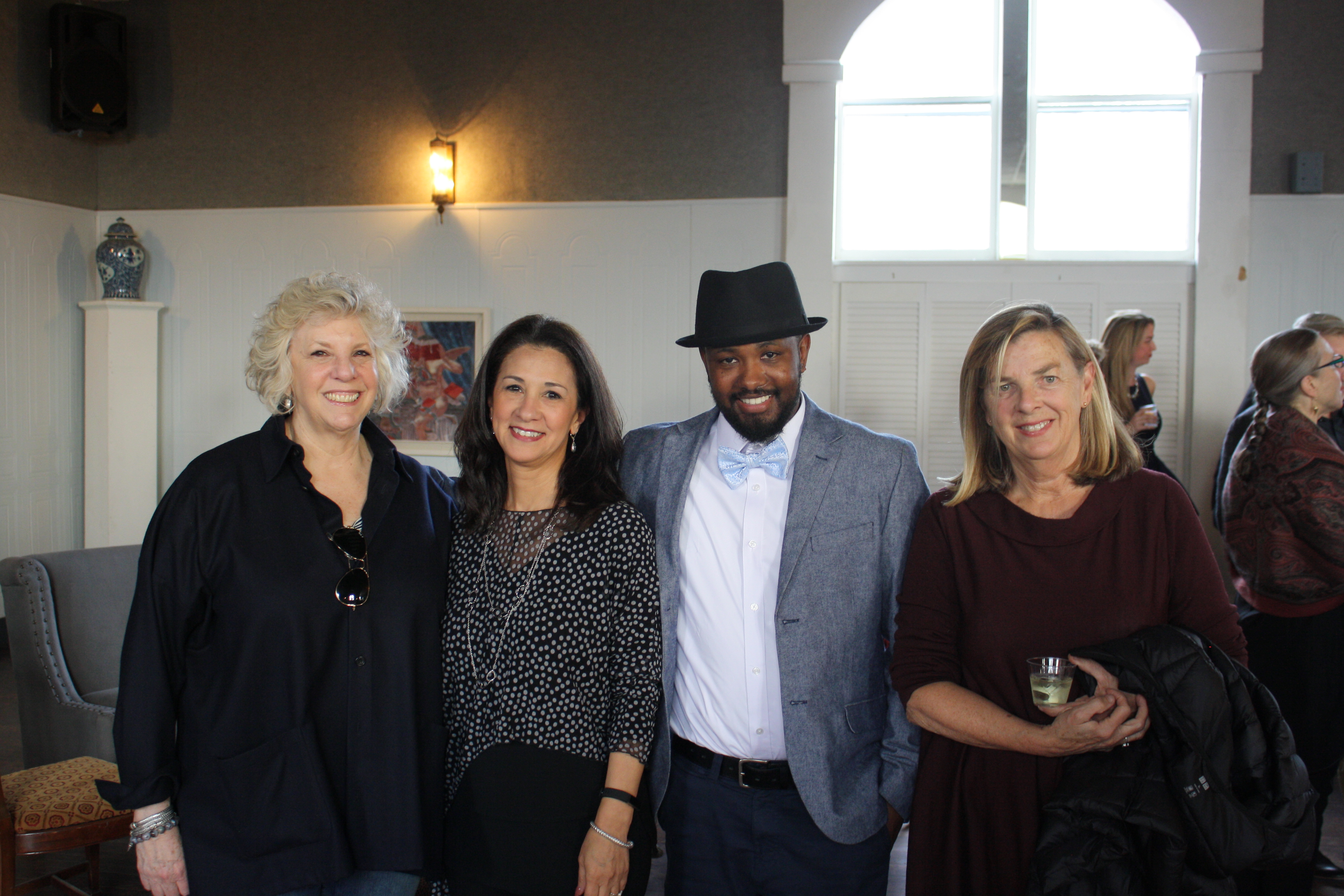 NY State Assemblymember Didi Barrett, Hudson City School District Superintendent Dr. Maria Suttmeier, Hudson First Ward Alderman Kamal Johnson and Sylvan Center board member Debbie Gardner.