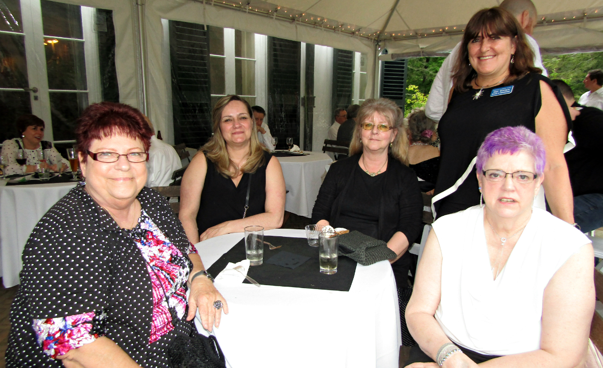 Donna Beattie with BCAC's Lisa Healey, Sharon Werth, Gail Winters and Pat Barscz Donna Beattie with BCAC's Lisa Healey, Sharon Werth, Gail Winters and Pat Barscz