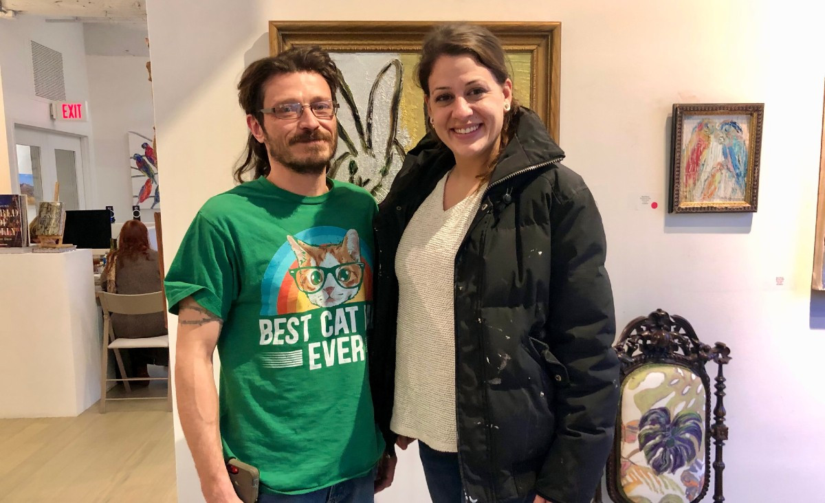 Arthur Bentley and Kristy Morris