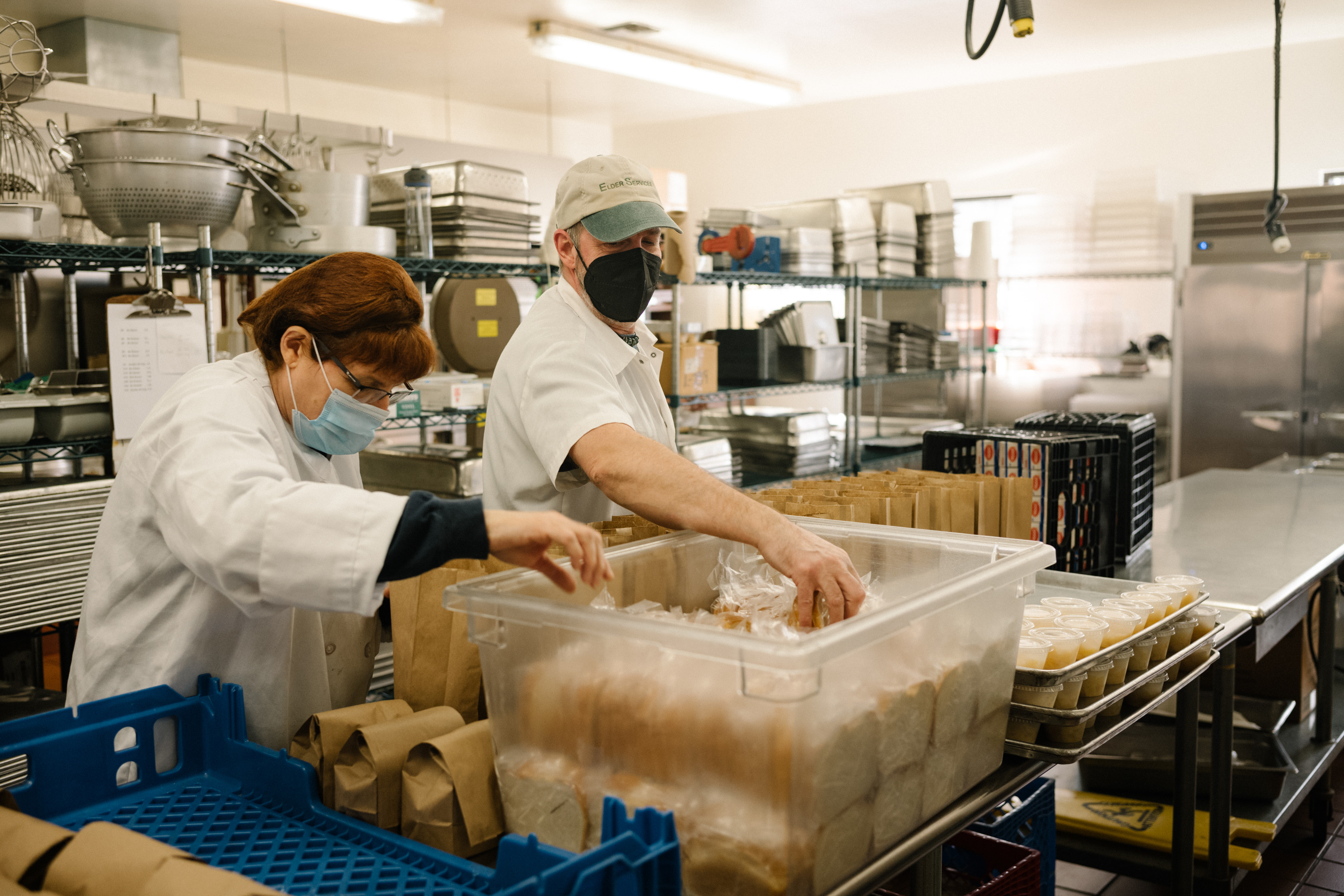 Berkshire county elder services food distribution kitchen, Pittsfield, MA.&nbsp;A nonprofit organization providing a wide variety of services to seniors of Berkshire County and their families - John Dolan, Courtesy of Berkshire Taconic Community Foundation