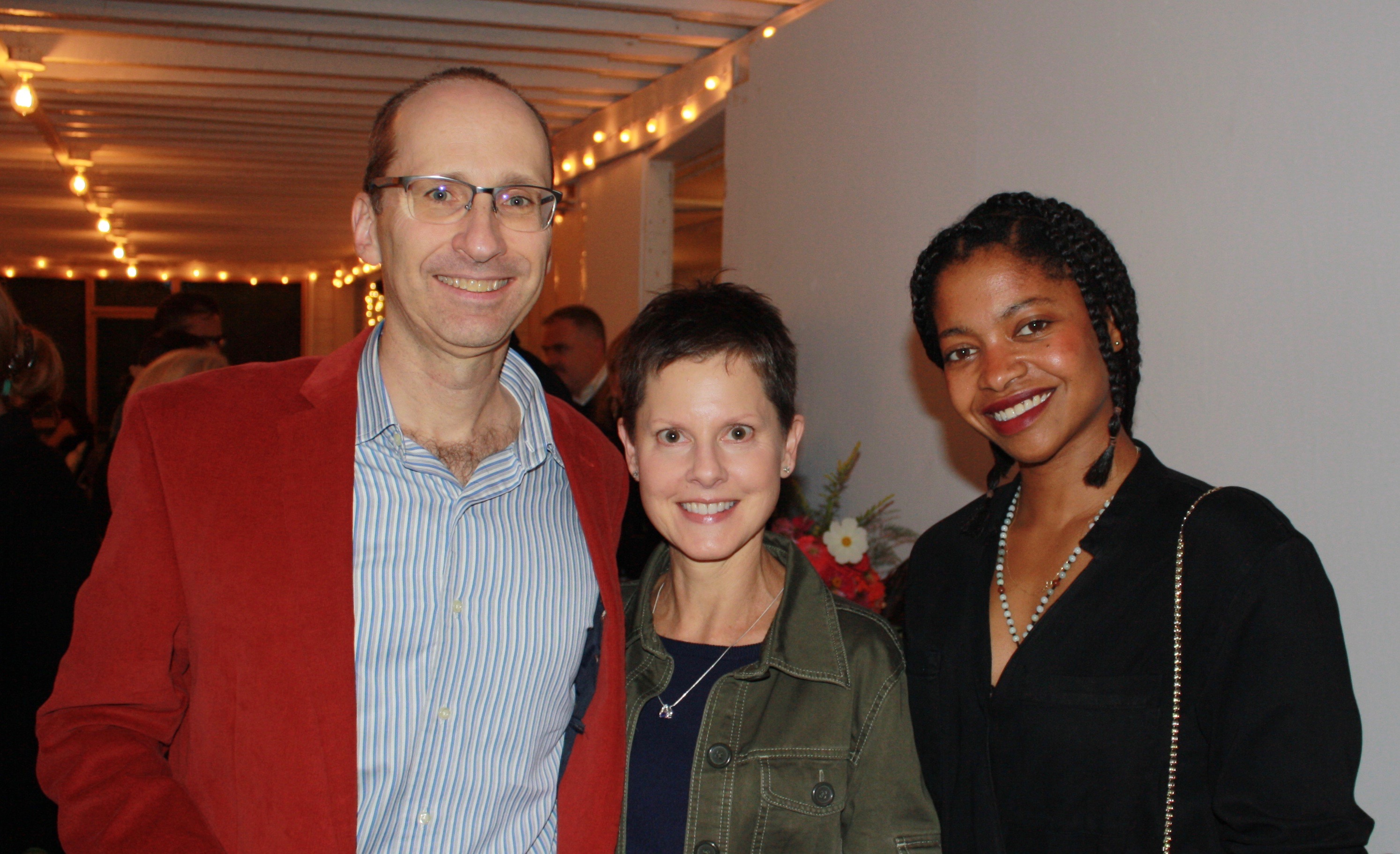 Ghent town historian Gregg Berninger, High-n-Mighty Riding Center&#39;s&nbsp;Dian Berninger and artist Kianja Strobert
