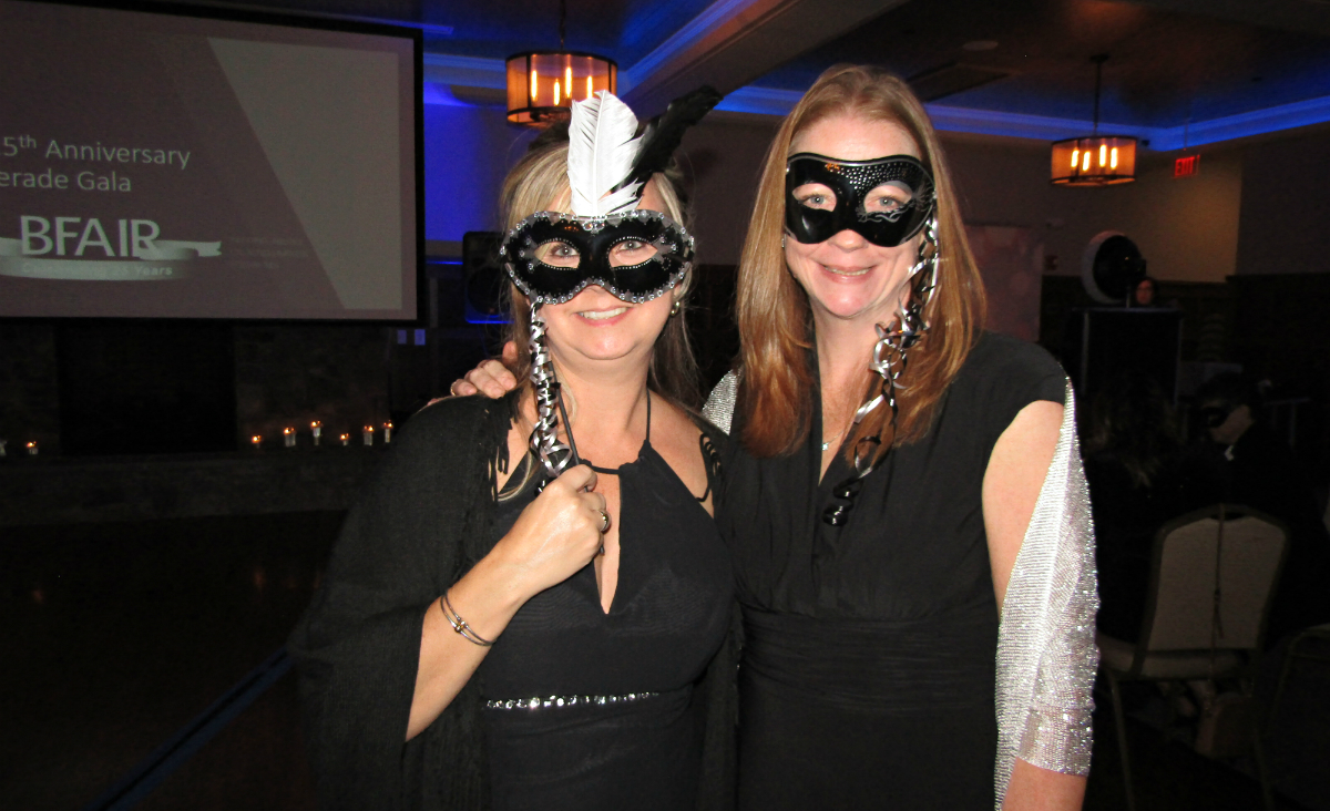 Vocational transition specialist Melisa Larabee and Missy Robare, program director of day services