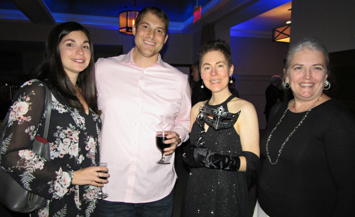 Erica and Corey Phillips with BFAIR CFO Jane Patenaude-LeBeau and bookkeeper Jamie Williams