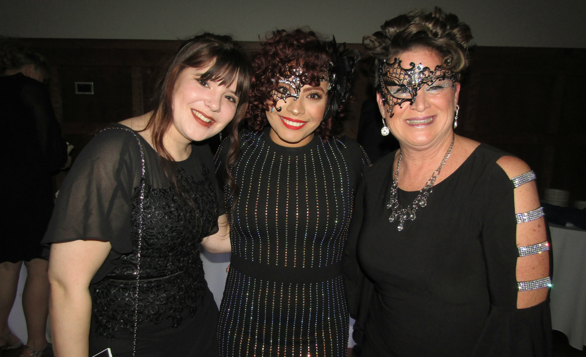 BFAIR program coordinator Kristen Steward, Jasmine Rivera-Boucher who is assistant director of the ASC Shared Living Program, and Debra Weeden, assistant director of individual and family resources