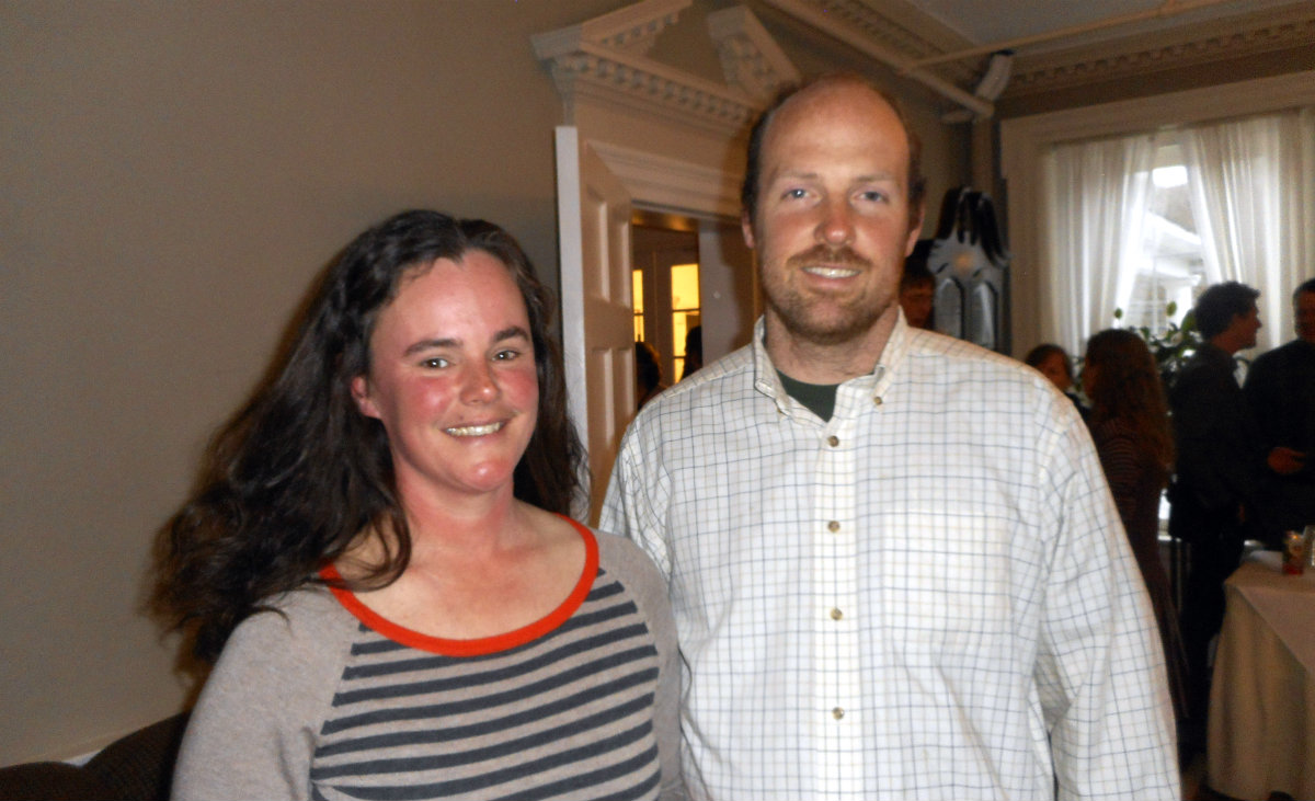 Ashley Amsden and Michael Gallagher of Square Roots Farm