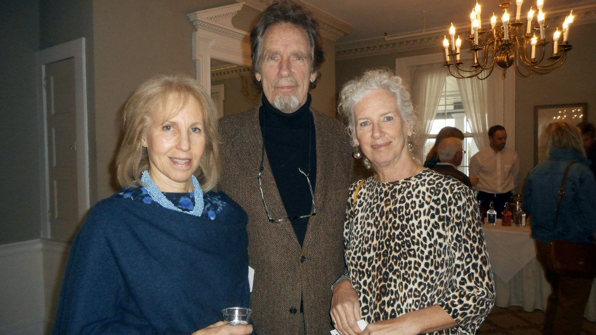 Leslie Miller and Brad Wagstaff of Gedney Farm, with Molly Boxer
