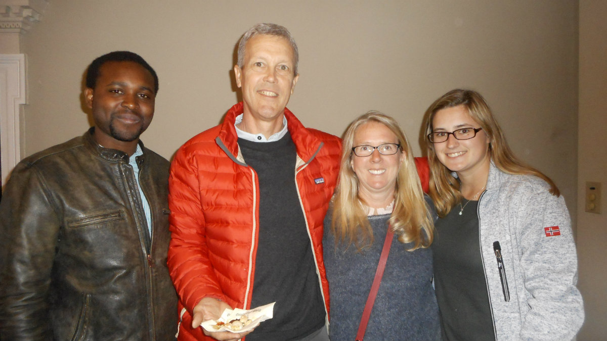 James Smith, John Mnich, Alison Mnich and Mikaela Bouchard