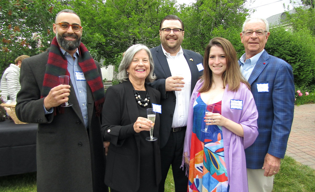 BIC board member Ahmed Ismail with Barbara Hochberg, Joe Zlatnik, Andy Hochberg, and Jessica Hochberg BIC board member Ahmed Ismail with Barbara Hochberg, Joe Zlatnik, Andy Hochberg, and Jessica Hochberg