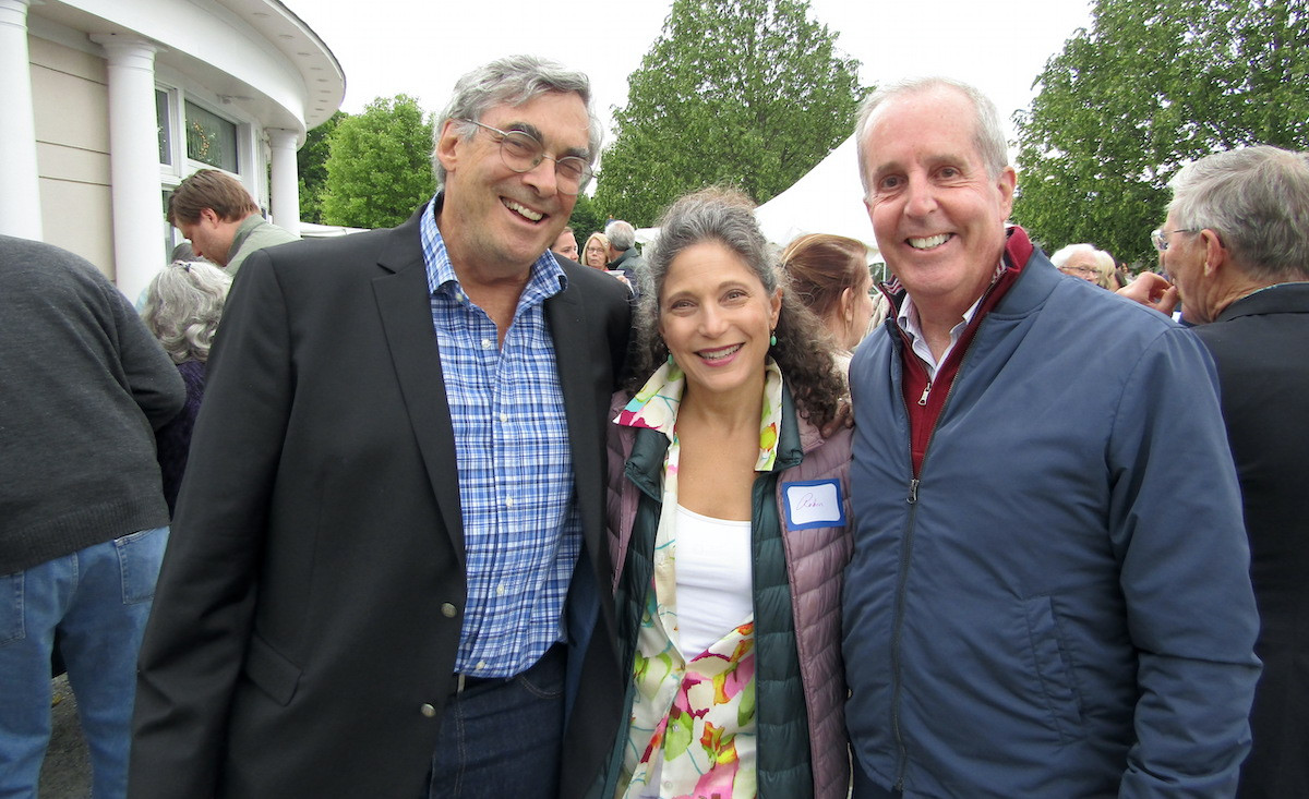 Jim and Robin Yates with Massachusetts State Rep. William "Smitty" Pignatelli, the evening's auctioneer Jim and Robin Yates with Massachusetts State Rep. William "Smitty" Pignatelli, the evening's auctioneer