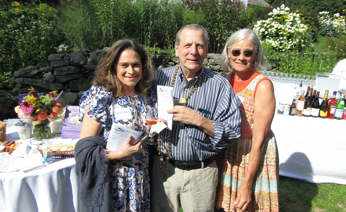 Abigail and Bruce Levine with Maggie Barkin&nbsp;