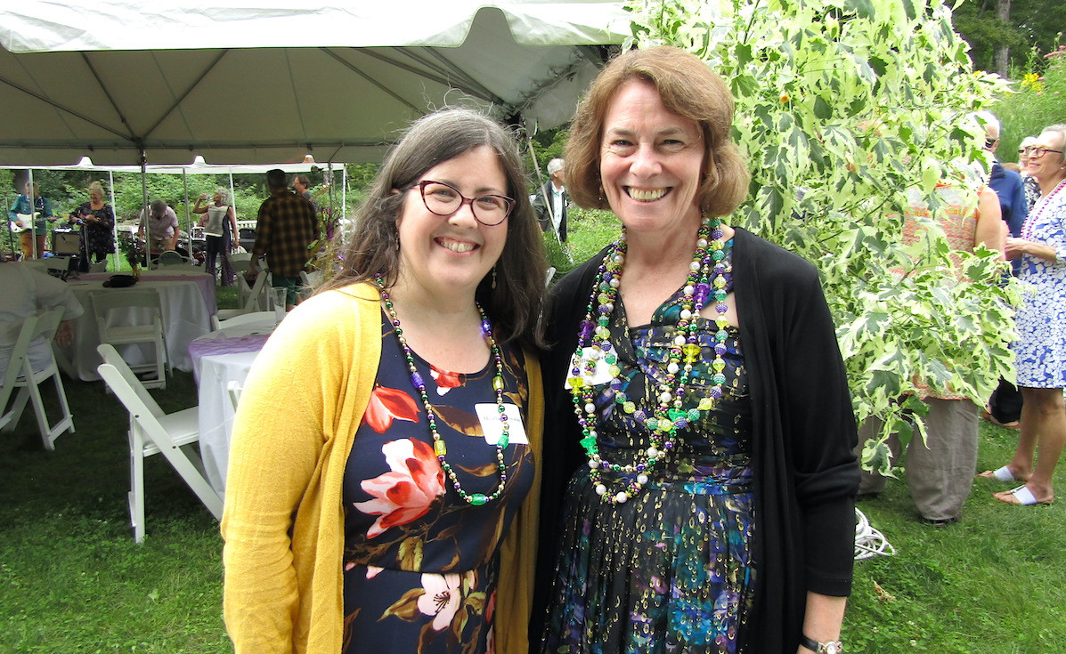 Bidwell House Executive Director Heather Kowalski and Board President Diane Austin