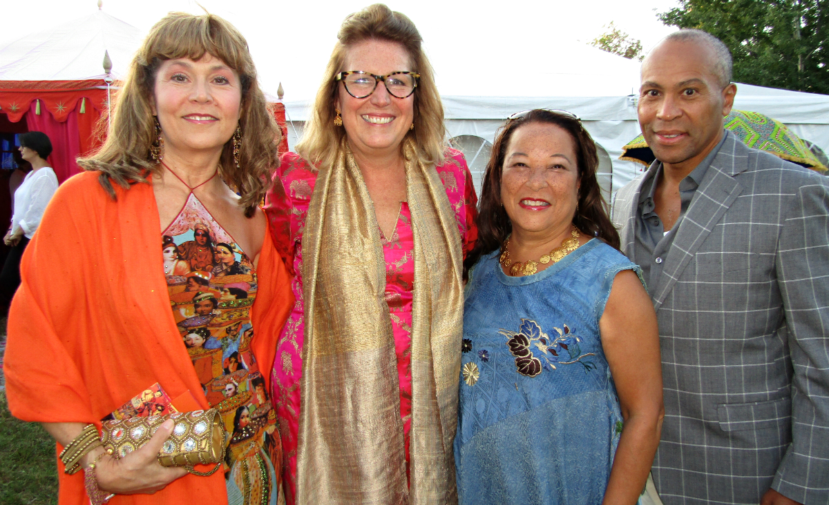 Advisory committee member Elizabeth Aspenlieder, BIFF founder and artistic director Kelley Vickery, Diane B. Patrick and Deval Patrick.