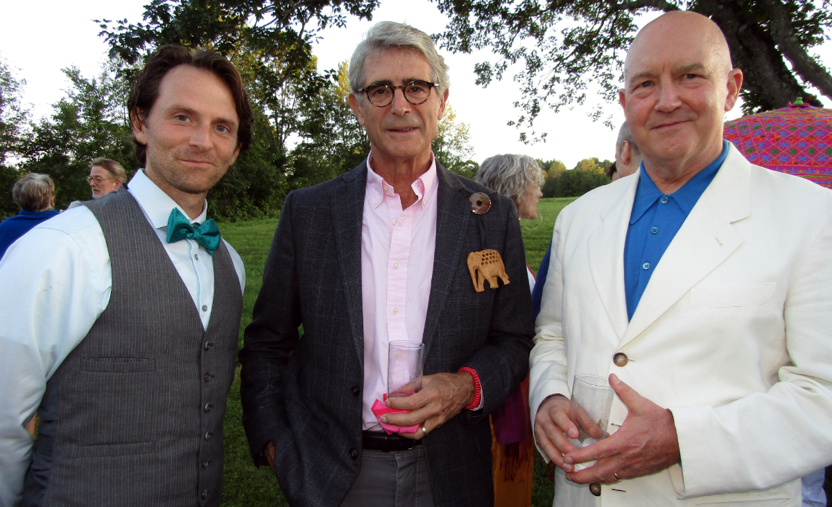 Actor Ryan Winkles, Marc Fasteau and Channing Gibson.