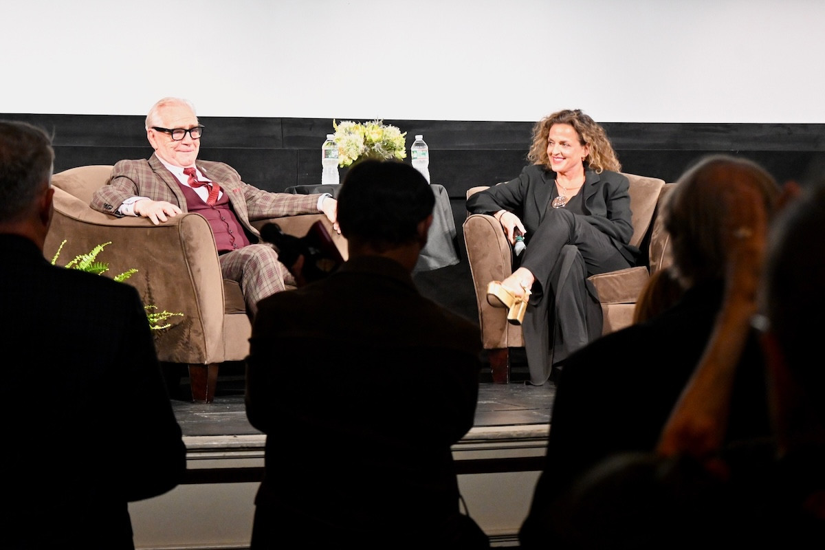 Brian Cox with his wife, actress Nicole Ansari-Cox. Brian Cox with his wife, actress Nicole Ansari-Cox.