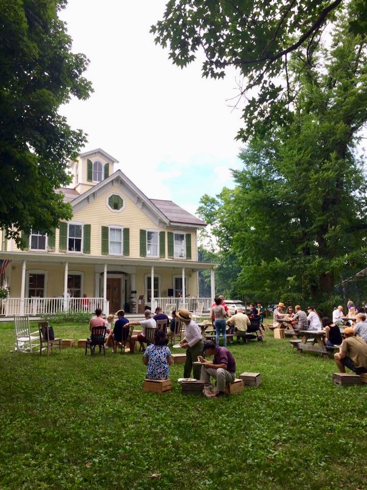Last summer&#39;s burger night at Big Rock.