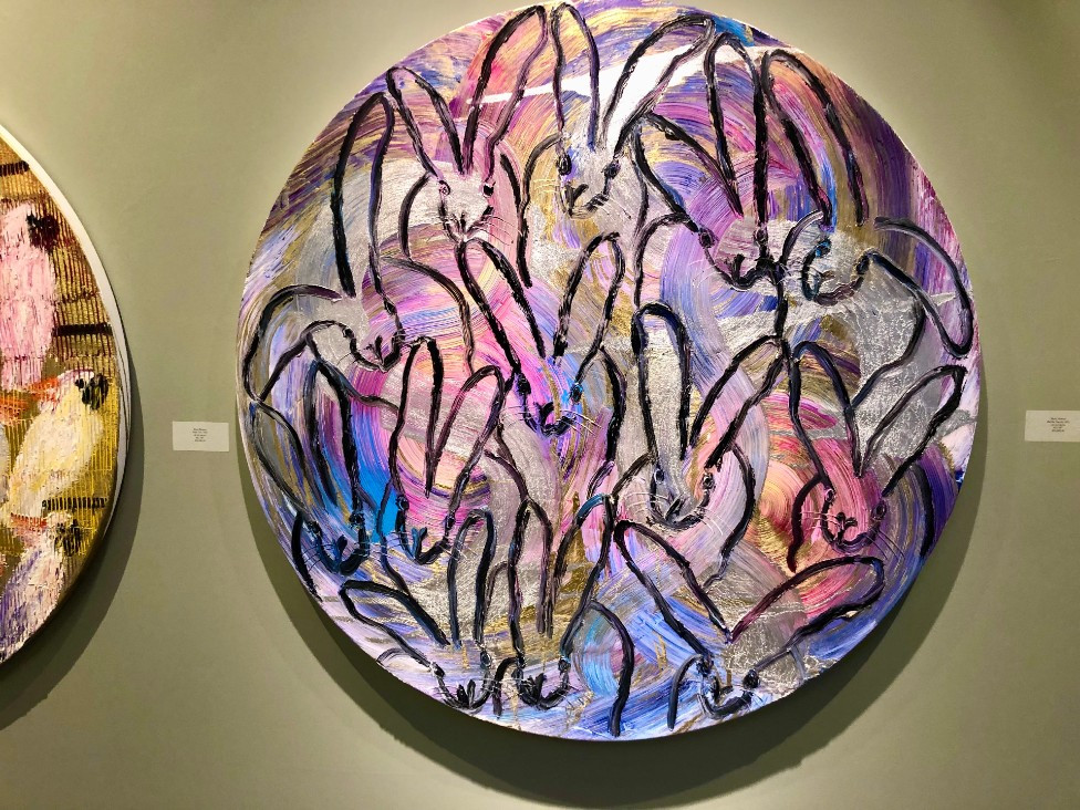 Chinensis, 2021, oil on canvas, 48" x 48"