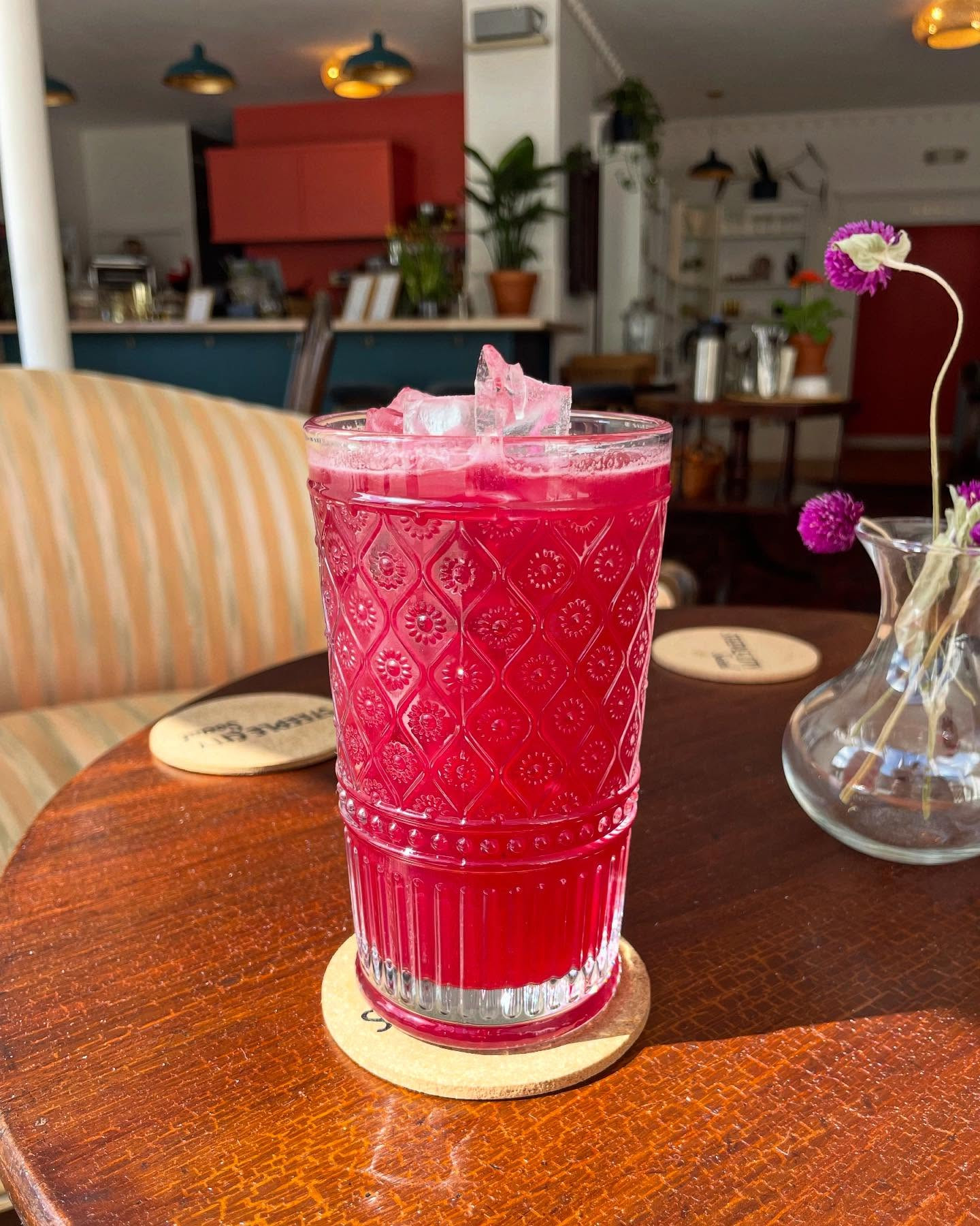 Blueberry Basil Lemonaid.