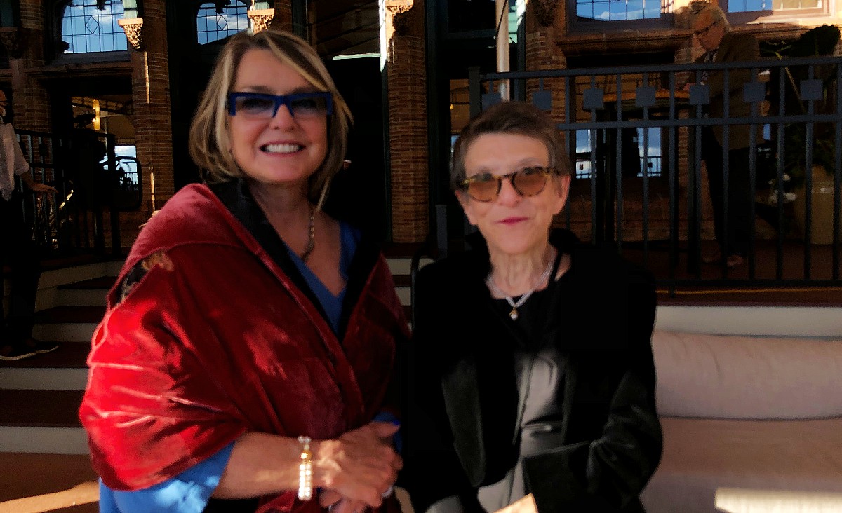 Karen Cellini, a board member, and Melissa Miller