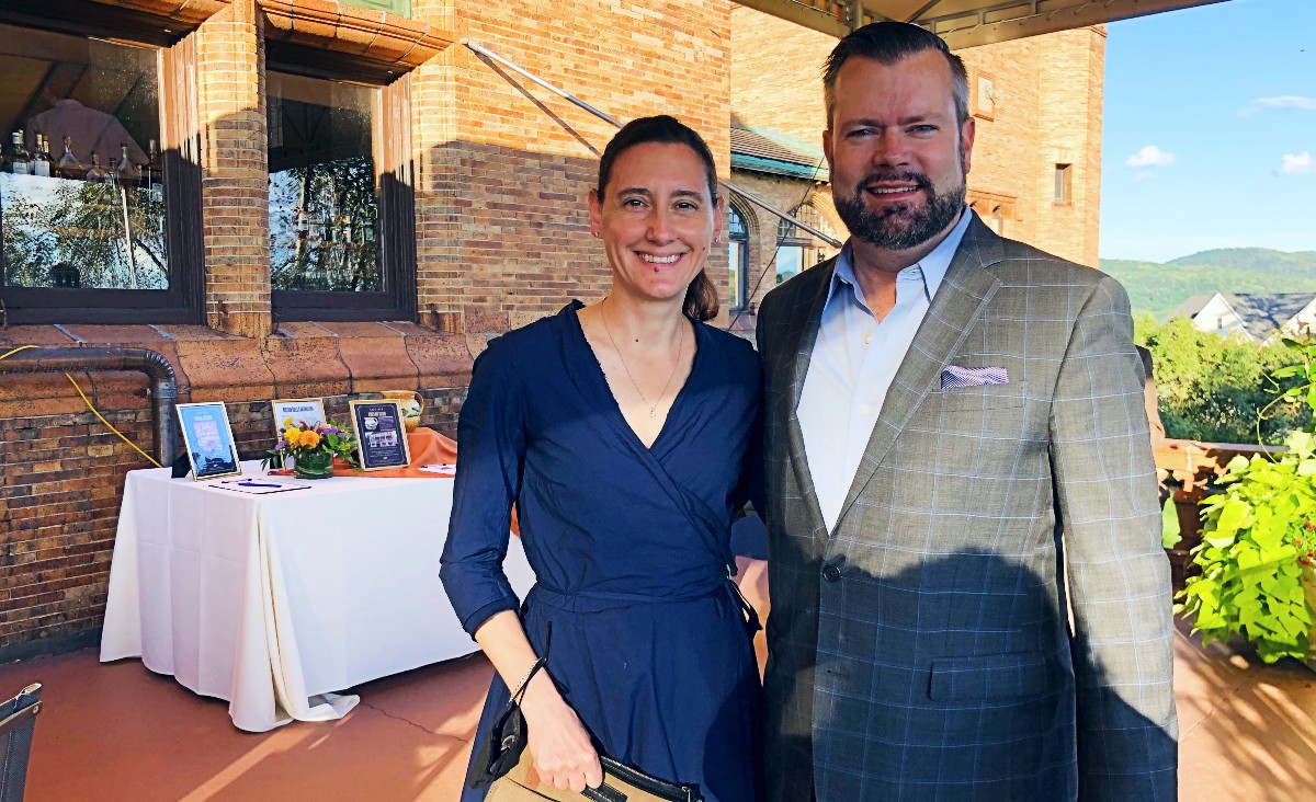 Mindy Morin, GM at Canyon Ranch, and Max Scherff, GM at the Red Lion Inn
