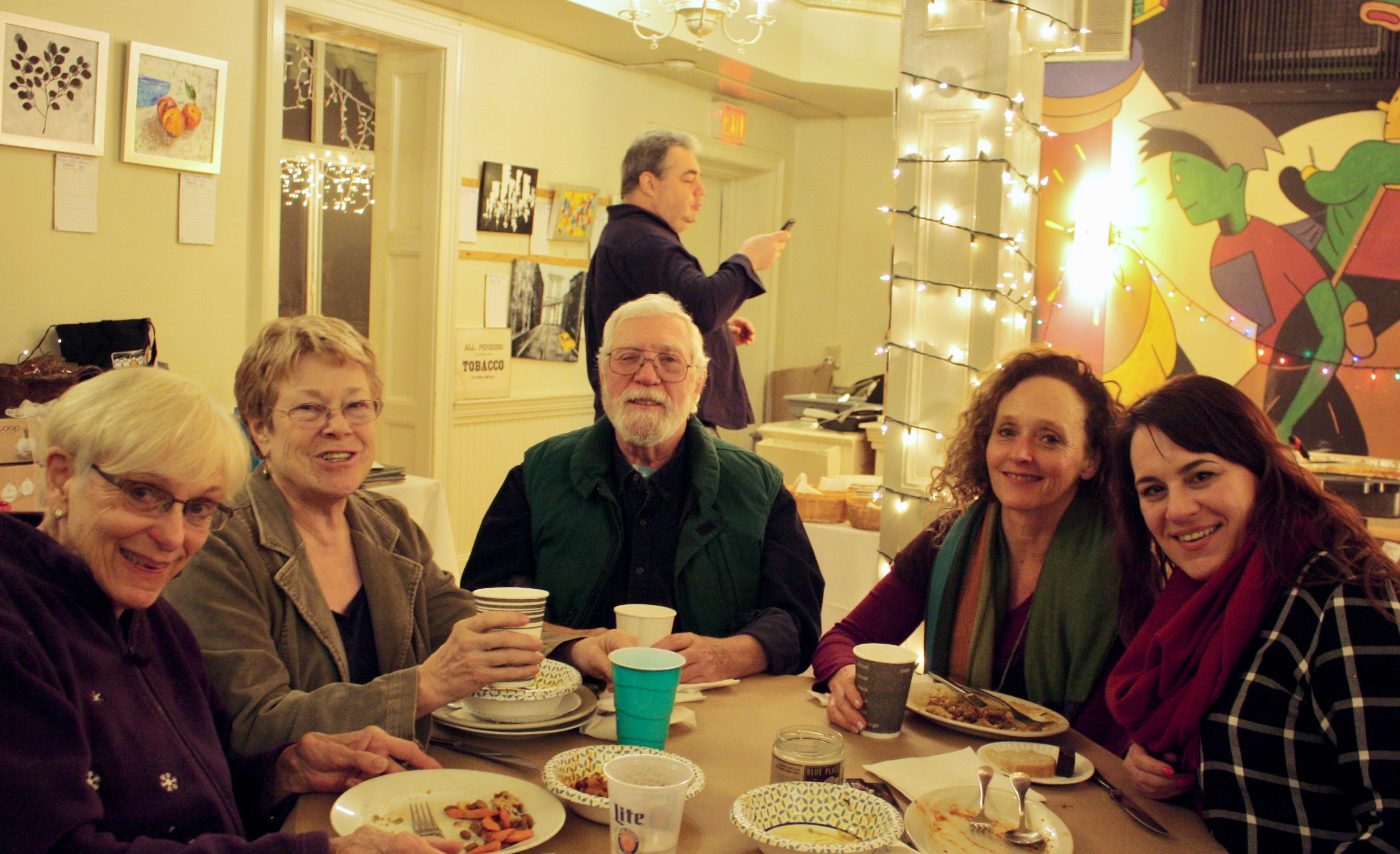 Pittsfield&nbsp;resident and animal welfare advocate Claire Bosma, Marnie and Bob Meyers, Activist Radio&#39;s Raphaelle&nbsp;Islip and Angela Hansen.