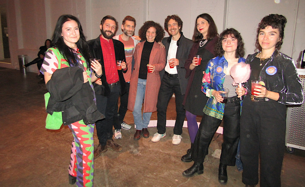 Local artists, musicians, and cultural sector workers showed up in force for the opening reception. Local artists, musicians, and cultural sector workers showed up in force for the opening reception.